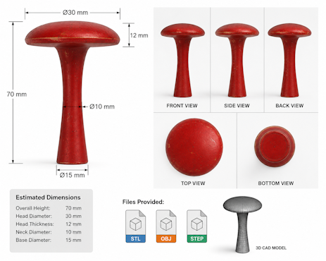 Reduced mushroom